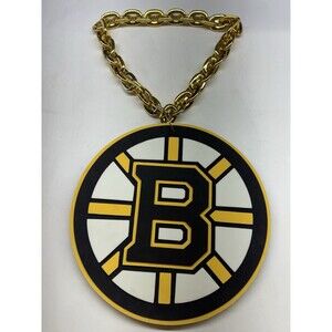 NHL Boston Bruins Gold Foam Fan Chain Necklace